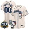 SEA x Meow KT Night Limited Custom Jersey - All Stitched V2 by Seattle Mariners