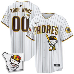 San Diego Padres x Meow KT Vapor Limited Custom Jersey - All Stitched V2 by San Diego Padres