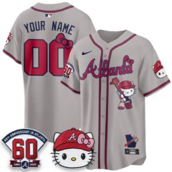 Atlanta Braves x Meow KT 2026 Vapor Limited Custom Jersey - All Stitched by Atlanta Braves