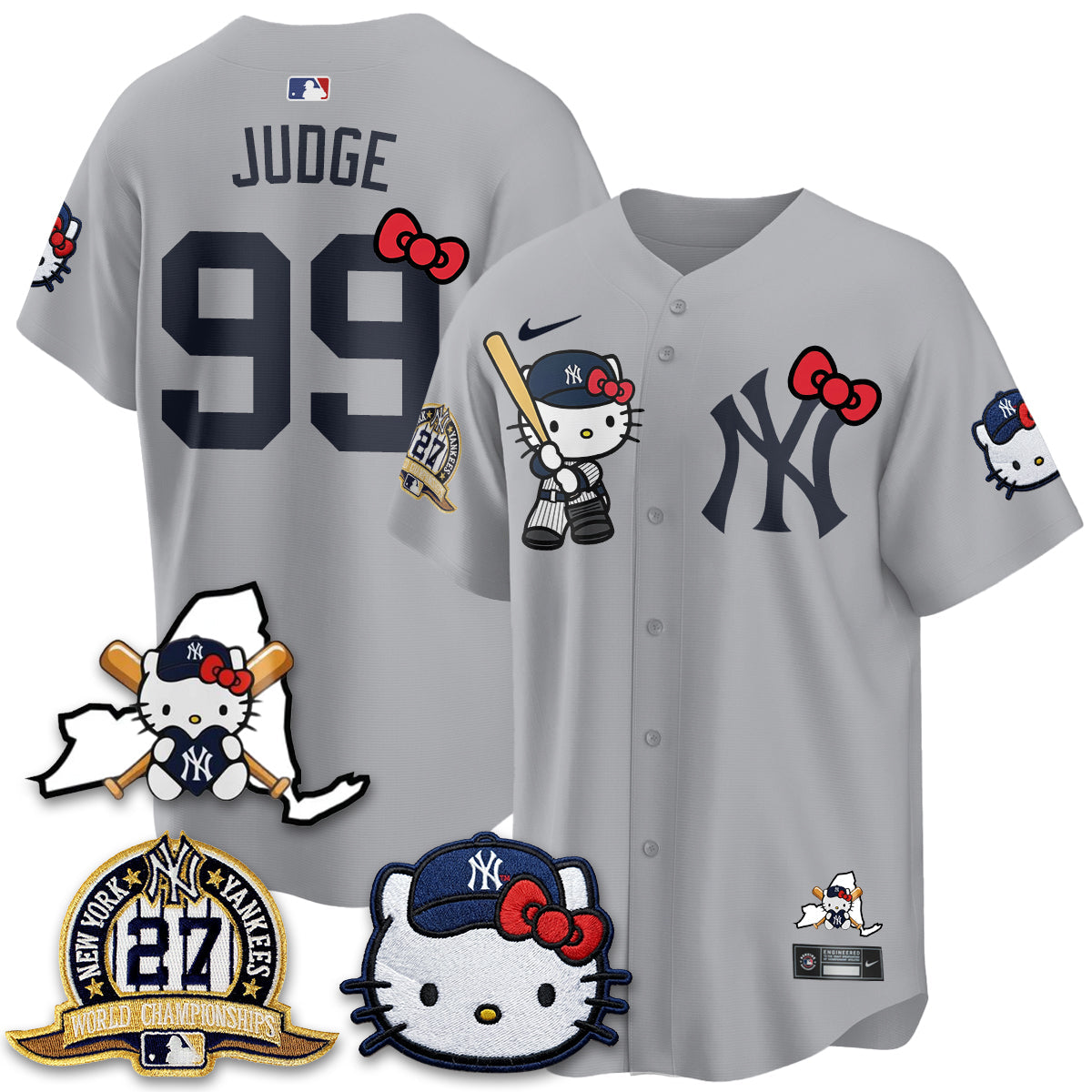 NYY Meow KT 2026 Vapor Limited Jersey - All Stitched by New York Yankees