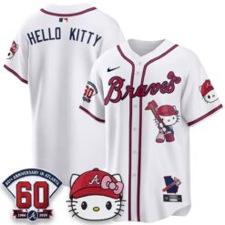 Atlanta Braves x Meow KT 2026 Vapor Limited Jersey - All Stitched by Atlanta Braves