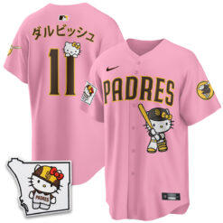 San Diego Padres x Meow KT Vapor Limited Jersey - All Stitched V2 by San Diego Padres