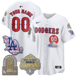 Los Angeles Dodgers Japanese Heritage Night 2026 Custom Jersey - All Stitched V2 by Los Angeles Dodgers