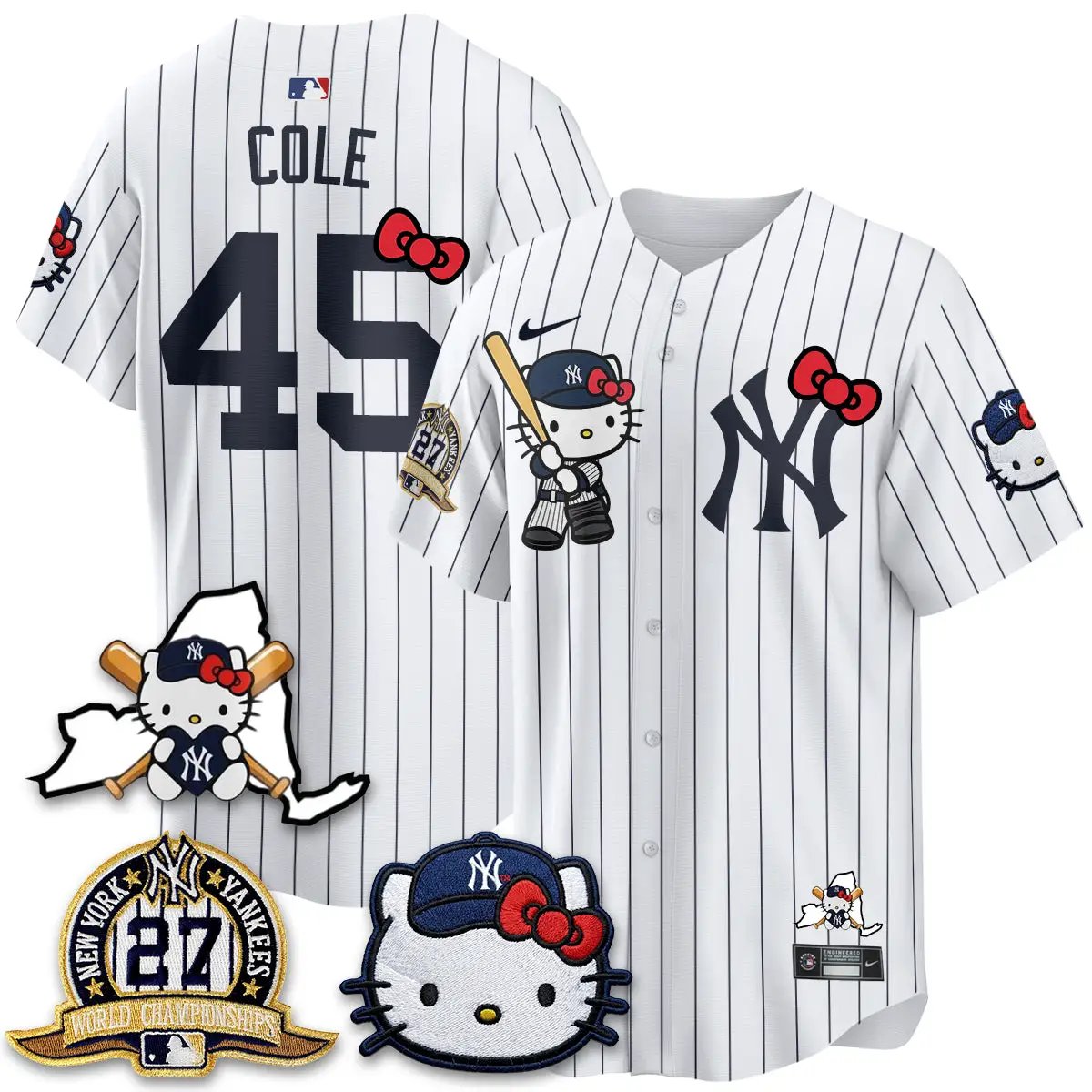NYY Meow KT 2026 Vapor Limited Jersey - All Stitched by New York Yankees