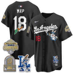 LAD Bunny Vapor Limited Jersey - All Stitched by Los Angeles Dodgers