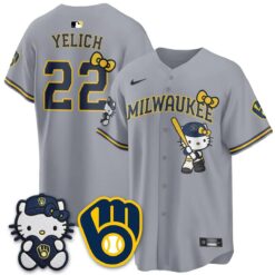 Milwaukee Brewers Meow KT Night Vapor Limited Jersey - All Stitched by Milwaukee Brewers