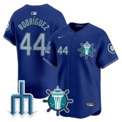 Seattle Mariners Trident Patch Vapor Premier Limited Jersey - All Stitched by Digigearus