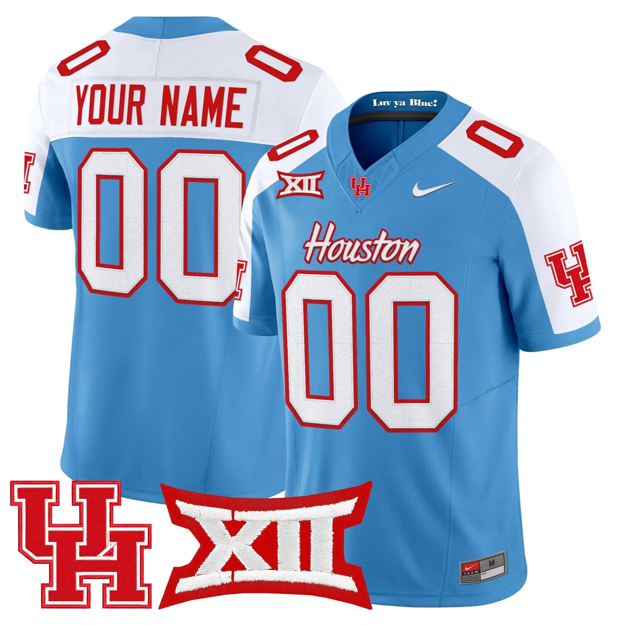 Houston Cougars 2026 Vapor Limited Custom Jersey - Stitched by Digigearus