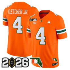 Miami Hurricanes 2026 CFP Final & Florida Patch Vapor Limited Jersey - All Stitched by Digigearus
