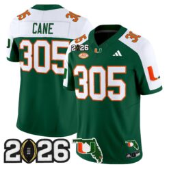 Miami Hurricanes 2026 CFP Final & Florida Patch Vapor Limited Jersey - All Stitched by Digigearus