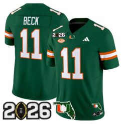 Miami Hurricanes 2026 CFP Final & Florida Patch Vapor Limited Jersey - All Stitched by Digigearus