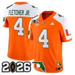 Miami Hurricanes 2026 CFP Final & Florida Patch Vapor Limited Jersey - All Stitched by Digigearus