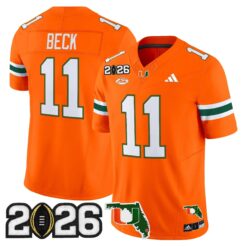 Miami Hurricanes 2026 CFP Final & Florida Patch Vapor Limited Jersey - All Stitched by Digigearus