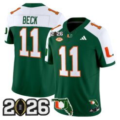 Miami Hurricanes 2026 CFP Final & Florida Patch Vapor Limited Jersey - All Stitched by Digigearus