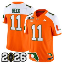 Miami Hurricanes 2026 CFP Final & Florida Patch Vapor Limited Jersey - All Stitched by Digigearus