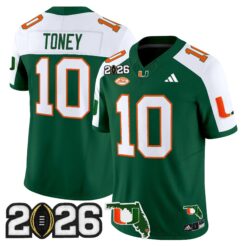 Miami Hurricanes 2026 CFP Final & Florida Patch Vapor Limited Jersey - All Stitched by Digigearus
