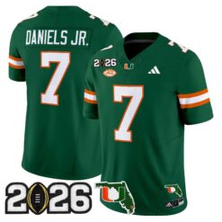 Miami Hurricanes 2026 CFP Final & Florida Patch Vapor Limited Jersey - All Stitched by Digigearus