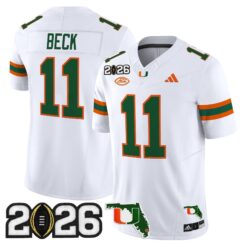 Miami Hurricanes 2026 CFP Final & Florida Patch Vapor Limited Jersey - All Stitched by Digigearus