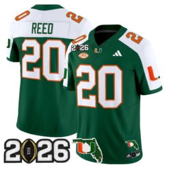 Miami Hurricanes 2026 CFP Final & Florida Patch Vapor Limited Jersey - All Stitched by Digigearus