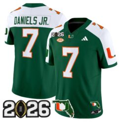 Miami Hurricanes 2026 CFP Final & Florida Patch Vapor Limited Jersey - All Stitched by Digigearus