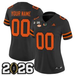 Miami Hurricanes 2026 CFP Final Patch Vapor Limited Custom Jersey - All Stitched by Digigearus