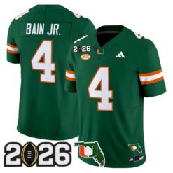 Miami Hurricanes 2026 CFP Final & Florida Patch Vapor Limited Jersey - All Stitched by Digigearus