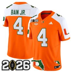 Miami Hurricanes 2026 CFP Final & Florida Patch Vapor Limited Jersey - All Stitched by Digigearus