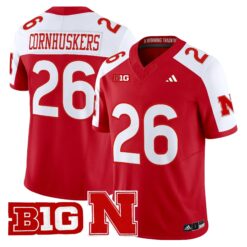 Nebraska Cornhuskers 2026 Vapor Limited Jersey - Stitched by Digigearus