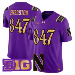 Northwestern Wildcats 2026 Vapor Limited Jersey - All stitched by Digigearus