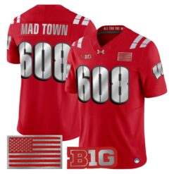 Wisconsin Badgers 2026 Lambeau Vapor Limited Jersey - All Stitched by Digigearus