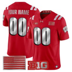 Wisconsin Badgers 2026 Lambeau Vapor Limited Custom Jersey - All Stitched by Digigearus