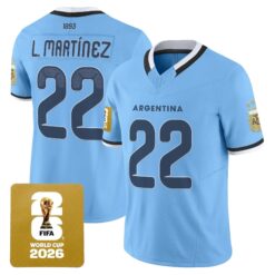 Argentina 2026 World Cup Vapor Football Jersey - All Stitched by Digigearus