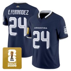 Argentina 2026 World Cup Vapor Football Jersey - All Stitched by Digigearus