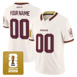 Spain 2026 World Cup Vapor Football Custom Jersey - All Stitched by Digigearus