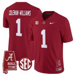 BAMA 2026 Vapor Limited Jersey - Alabama Map - Stitched by Alabama Crimson Tide