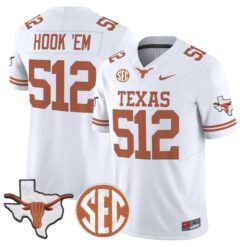 TEX 2026 State Map & SEC Patch Vapor Limited Jersey - Stitched by Digigearus