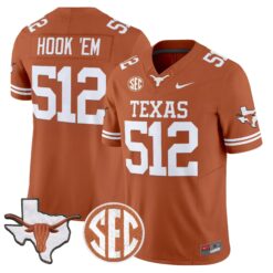 TEX 2026 State Map & SEC Patch Vapor Limited Jersey - Stitched by Digigearus
