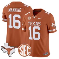 TEX 2026 State Map & SEC Patch Vapor Limited Jersey - Stitched by Digigearus