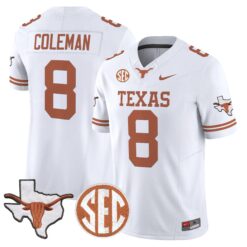 TEX 2026 State Map & SEC Patch Vapor Limited Jersey - Stitched by Digigearus