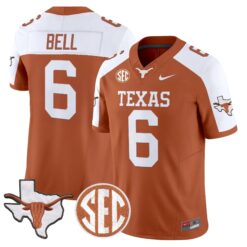 TEX 2026 State Map & SEC Patch Vapor Limited Jersey - Stitched by Digigearus