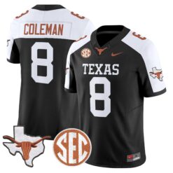 TEX 2026 State Map & SEC Patch Vapor Limited Jersey - Stitched by Digigearus