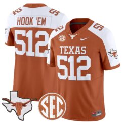 TEX 2026 State Map & SEC Patch Vapor Limited Jersey - Stitched by Digigearus