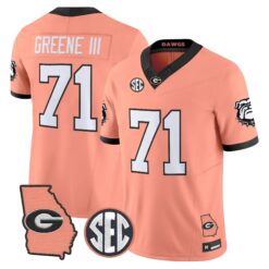 Georgia Bulldogs The Big Peach Vapor Limited Jersey - Stitched by Digigearus