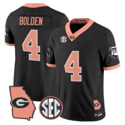 Georgia Bulldogs The Big Peach Vapor Limited Jersey - Stitched by Digigearus