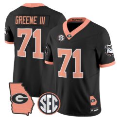 Georgia Bulldogs The Big Peach Vapor Limited Jersey - Stitched by Digigearus