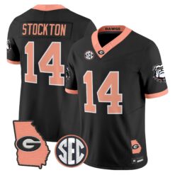 Georgia Bulldogs The Big Peach Vapor Limited Jersey - Stitched by Digigearus