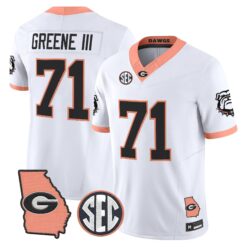 Georgia Bulldogs The Big Peach Vapor Limited Jersey - Stitched by Digigearus