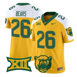 Bears Jersey #26 Baylor Bears 2026 Vapor Limited Stitched by My Store NCAA Football Jerseys