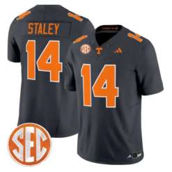 Braylon Staley Jersey #14 Tennessee Vols 2026 Vapor Limited Stitched by My Store NCAA Football Jerseys