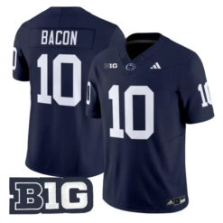 Caleb Bacon Jersey #10 Penn State 2026 Limited Stitched by My Store NCAA Football Jerseys